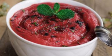 Receta de Crema dulce de remolacha y zanahoria